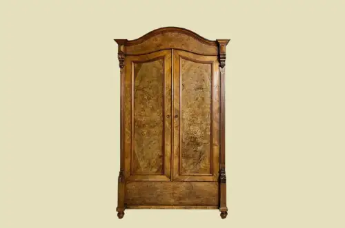 1840er ANTIK Schrank Louis Philippe VINTAGE Wäsche Kleiderschrank von 1840