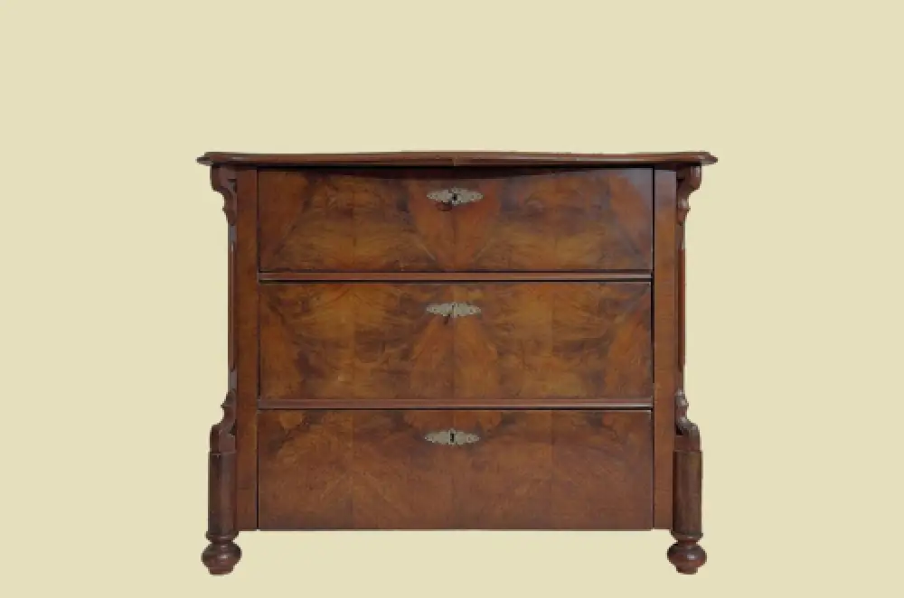 Kommode ANTIK Louis Philippe VINTAGE Schrank Sideboard von 1840 0