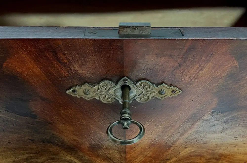 Kommode ANTIK Louis Philippe VINTAGE Schrank Sideboard von 1840 7