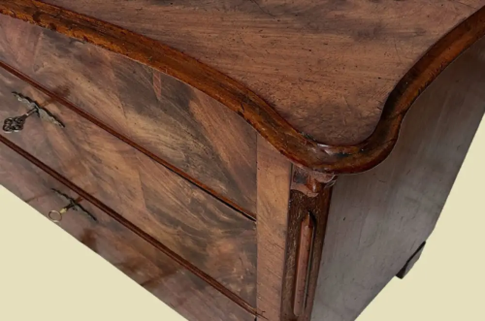 Kommode ANTIK Louis Philippe VINTAGE Schrank Sideboard von 1840 9