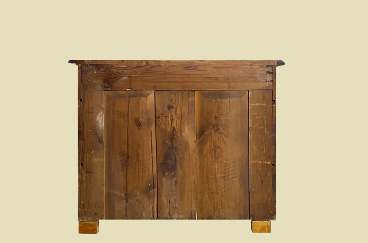Kommode ANTIK Louis Philippe VINTAGE Birke Schrank Sideboard von 1840 15