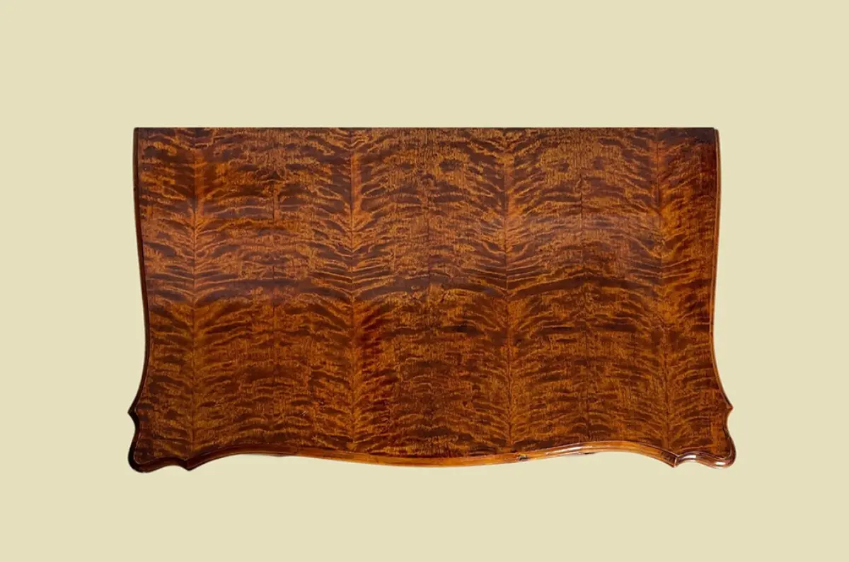 Kommode ANTIK Louis Philippe VINTAGE Birke Schrank Sideboard von 1840 4