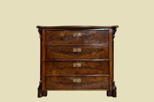 Kommode ANTIK Louis Philippe VINTAGE Mahagoni Schrank Sideboard von 1840