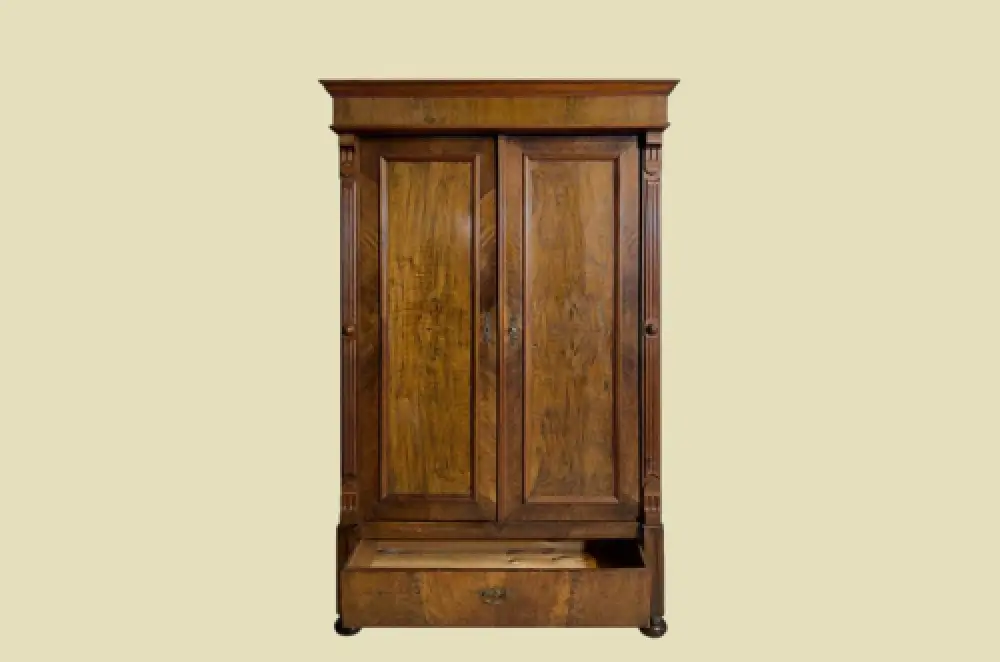 1880er Kleiderschrank ANTIK Gründerzeit VINTAGE Schrank Schublade von 1880 0