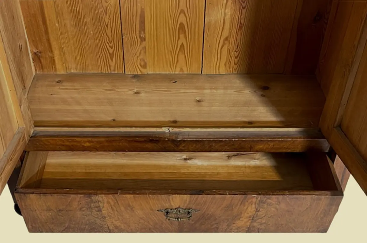 1880er Kleiderschrank ANTIK Gründerzeit VINTAGE Schrank Schublade von 1880 5