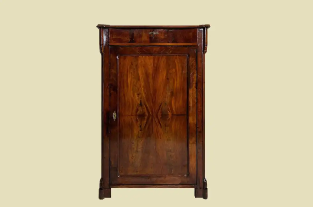 1840er Vertiko ANTIK Louis Philippe Mahagoni VINTAGE Schrank Kommode von 1840 0