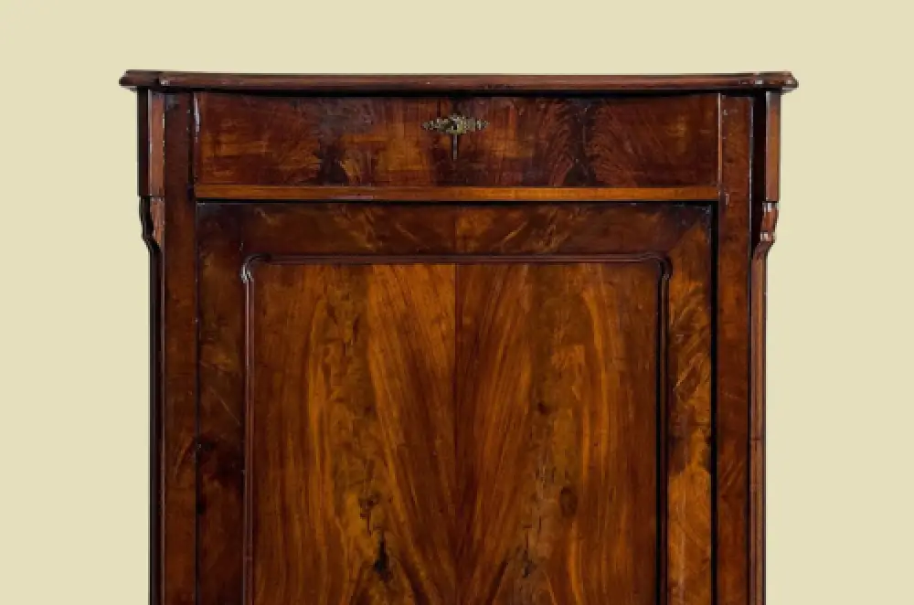 1840er Vertiko ANTIK Louis Philippe Mahagoni VINTAGE Schrank Kommode von 1840 12