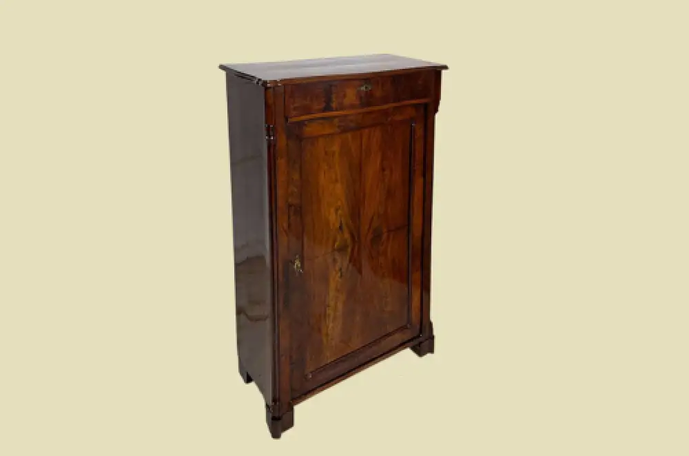 1840er Vertiko ANTIK Louis Philippe Mahagoni VINTAGE Schrank Kommode von 1840 3