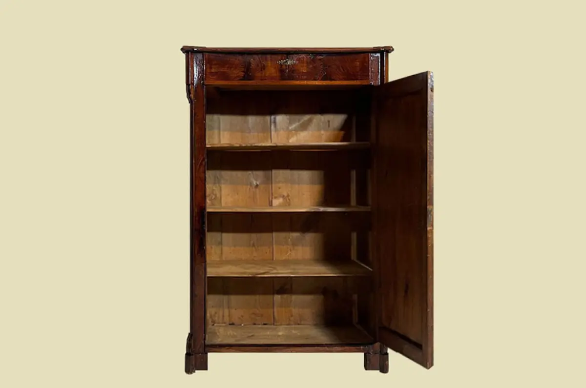 1840er Vertiko ANTIK Louis Philippe Mahagoni VINTAGE Schrank Kommode von 1840 4
