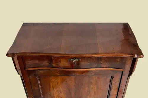 1840er Vertiko ANTIK Louis Philippe Mahagoni VINTAGE Schrank Kommode von 1840