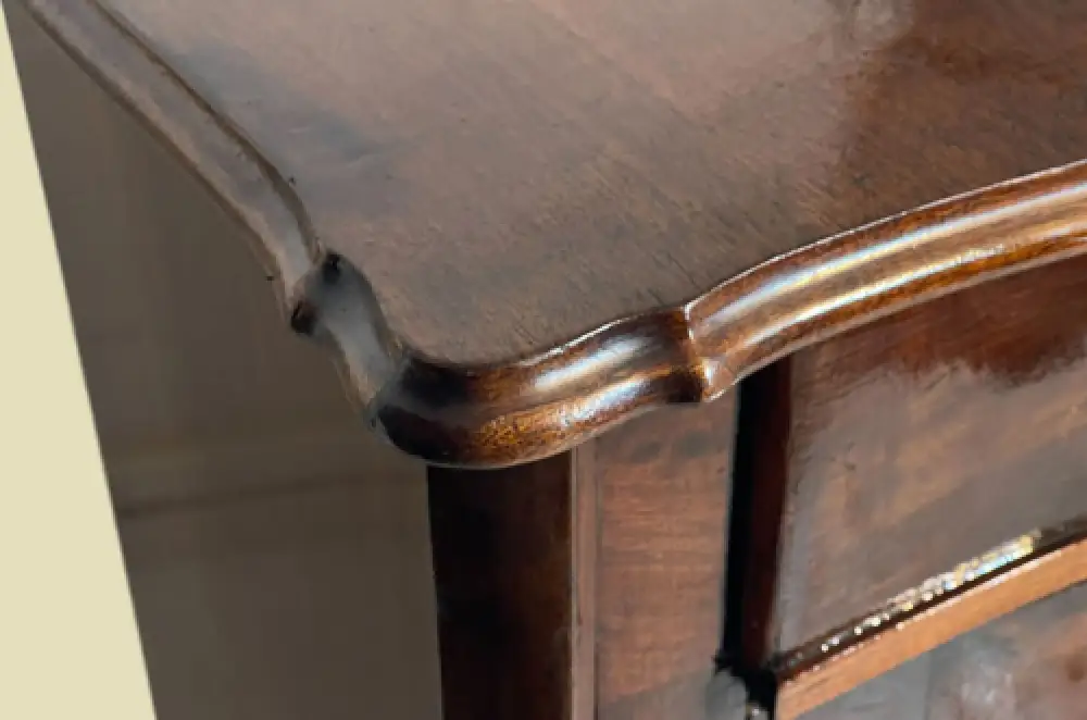 1840er Vertiko ANTIK Louis Philippe Mahagoni VINTAGE Schrank Kommode von 1840 7