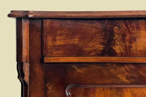 1840er Vertiko ANTIK Louis Philippe Mahagoni VINTAGE Schrank Kommode von 1840