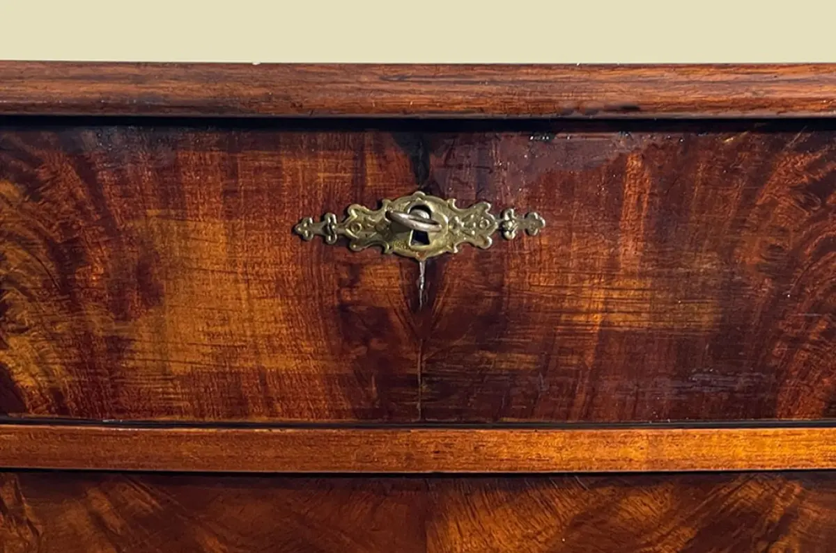 1840er Vertiko ANTIK Louis Philippe Mahagoni VINTAGE Schrank Kommode von 1840 9