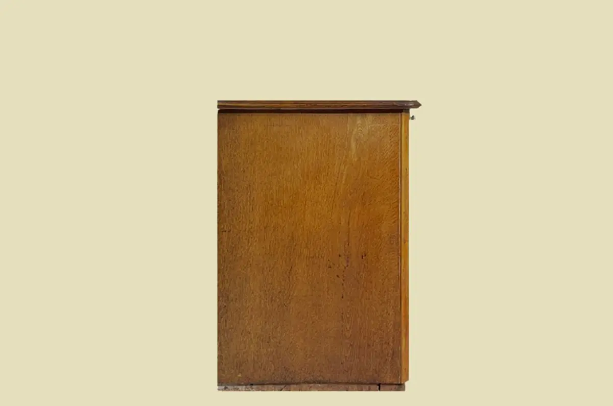 1880er Kommode ANTIK Gründerzeit VINTAGE Eiche Sekretär Schreibtisch Schrank 14