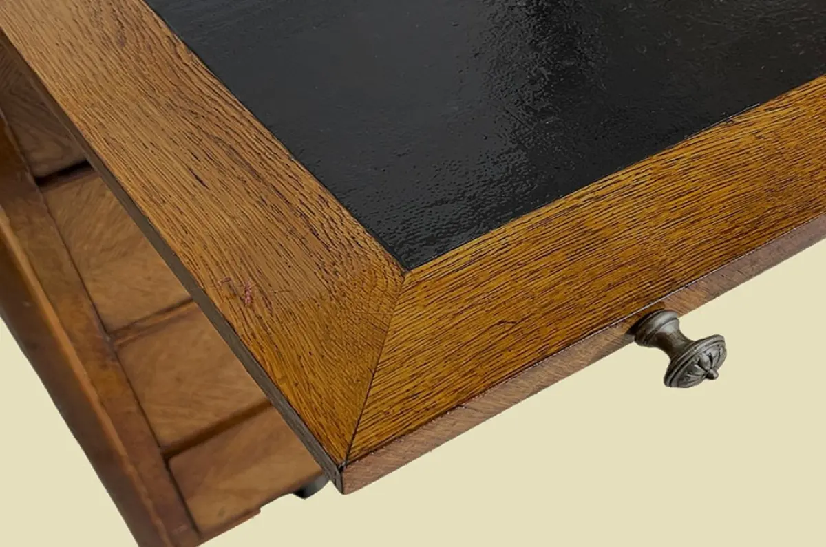 1880er Kommode ANTIK Gründerzeit VINTAGE Eiche Sekretär Schreibtisch Schrank 5