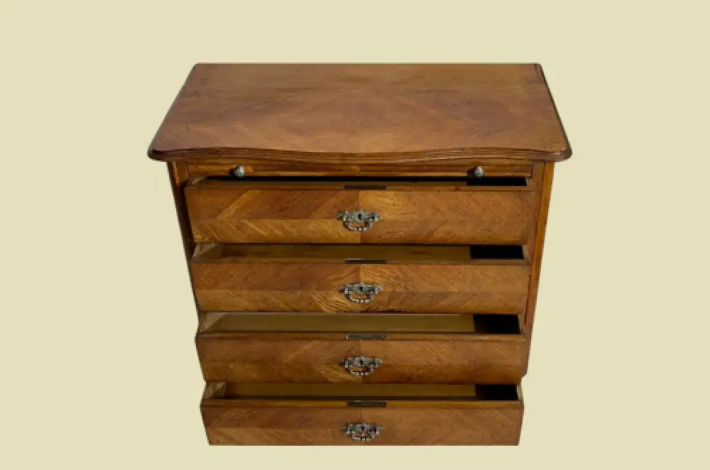 1880er Kommode ANTIK Gründerzeit VINTAGE Eiche Sekretär Schreibtisch Schrank 8