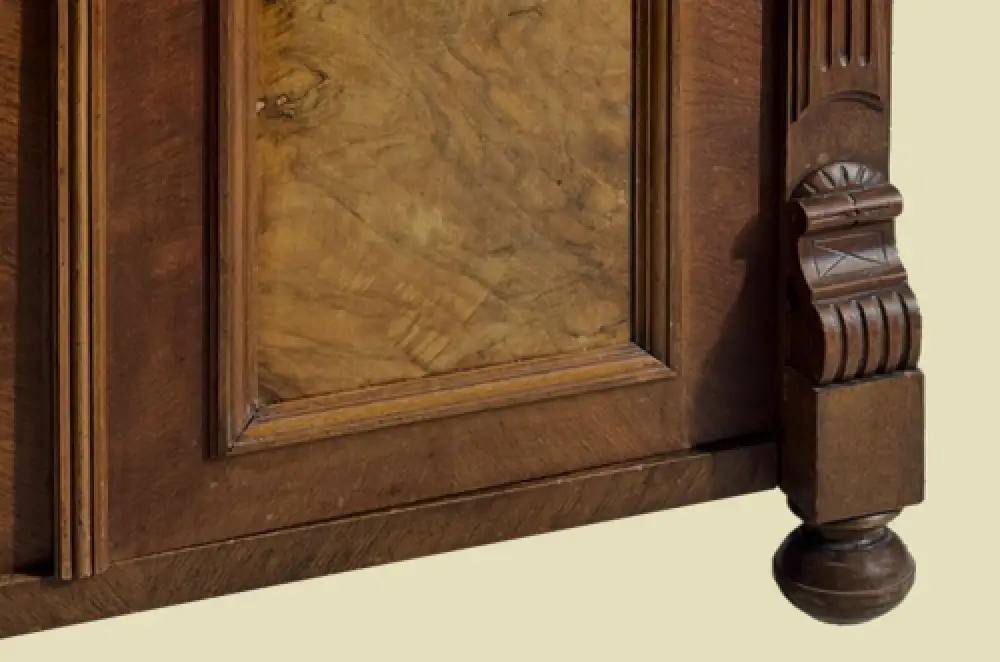 1880er Vertiko ANTIK Gründerzeit VINTAGE Nußbaum Kommode Schrank von 1880 13