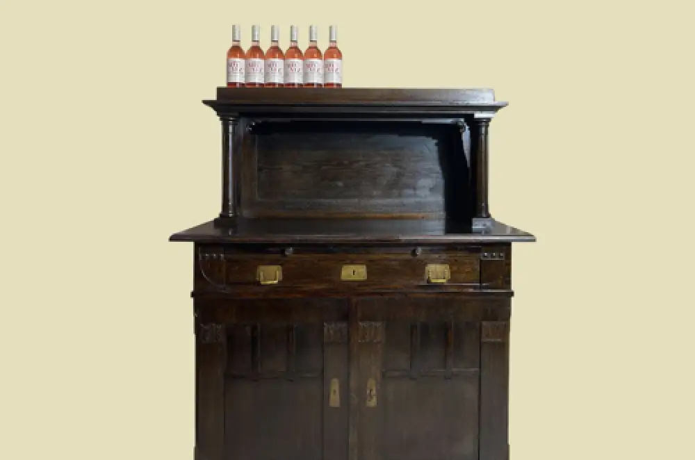 Anrichte Buffet ANTIK Jugendstil VINTAGE Kommode Halbschrank Schrank von 1920 10