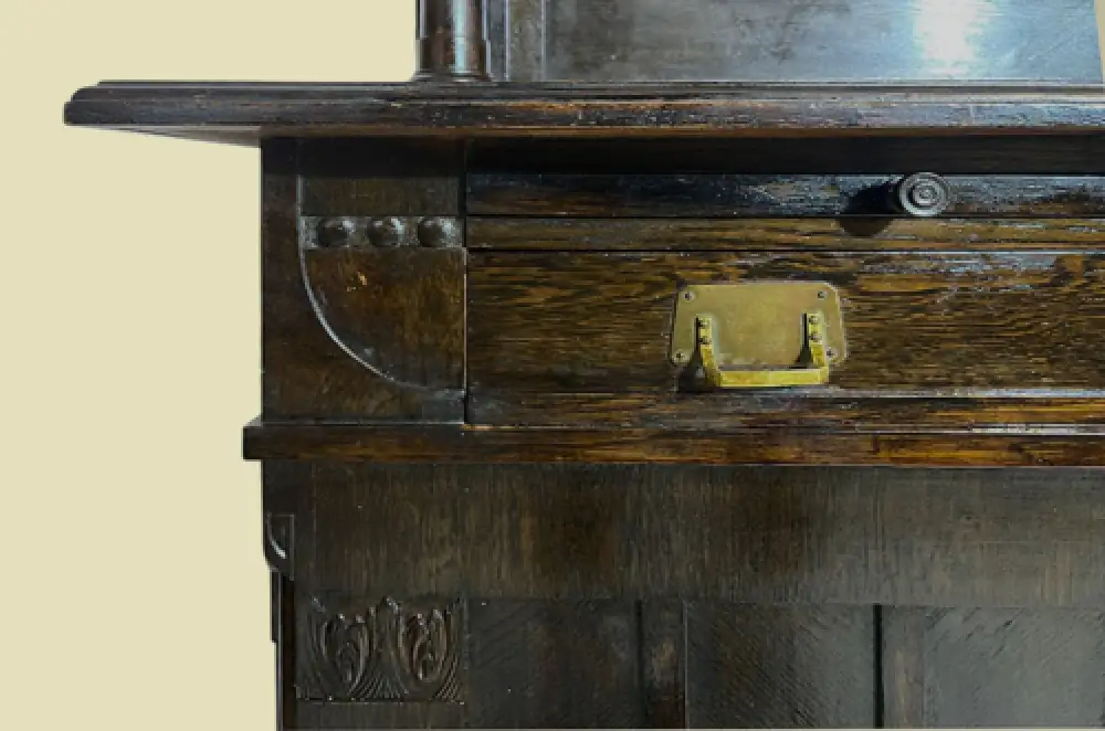 Anrichte Buffet ANTIK Jugendstil VINTAGE Kommode Halbschrank Schrank von 1920 11