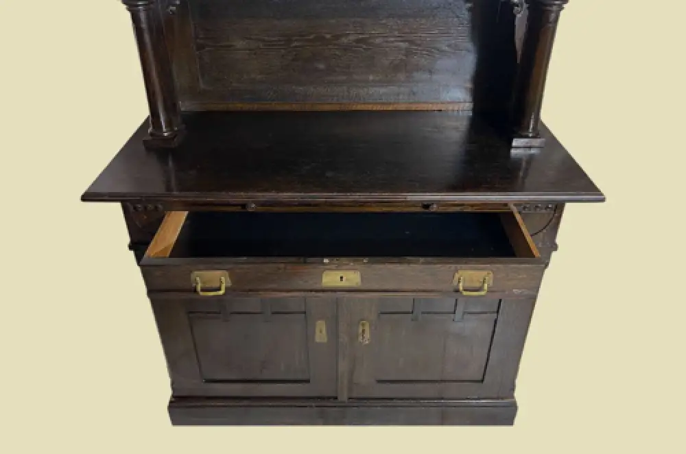 Anrichte Buffet ANTIK Jugendstil VINTAGE Kommode Halbschrank Schrank von 1920 9