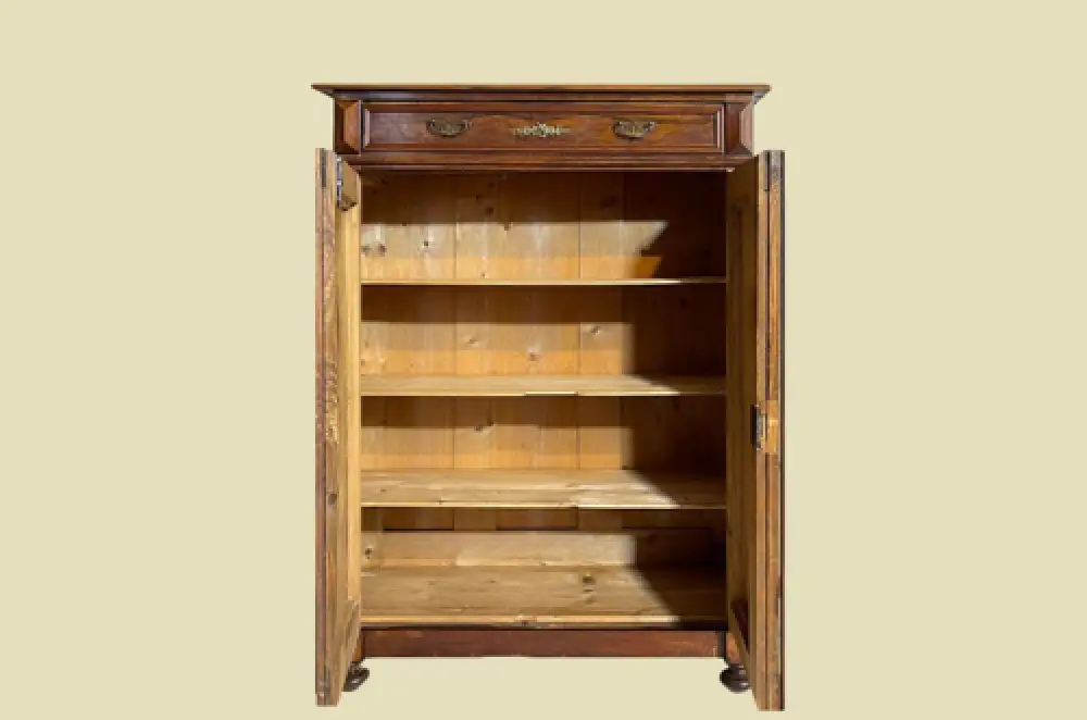 1880er Vertiko ANTIK Gründerzeit VINTAGE Nußbaum Kommode Schrank von 1880 3