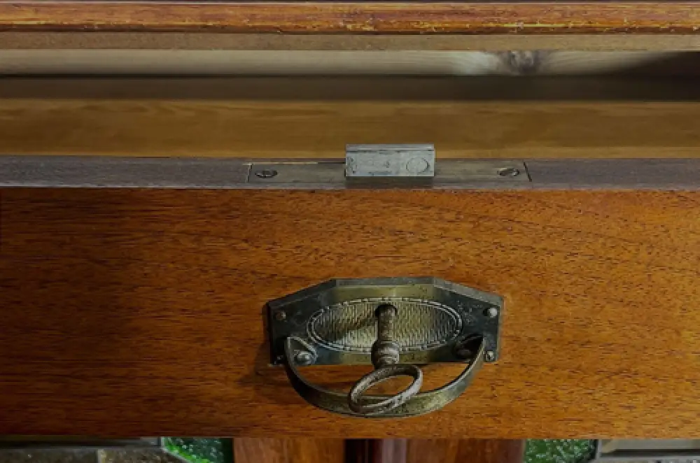 1920er Vertiko ANTIK Jugendstil VINTAGE Nußbaum Kommode Schrank von 1920 8