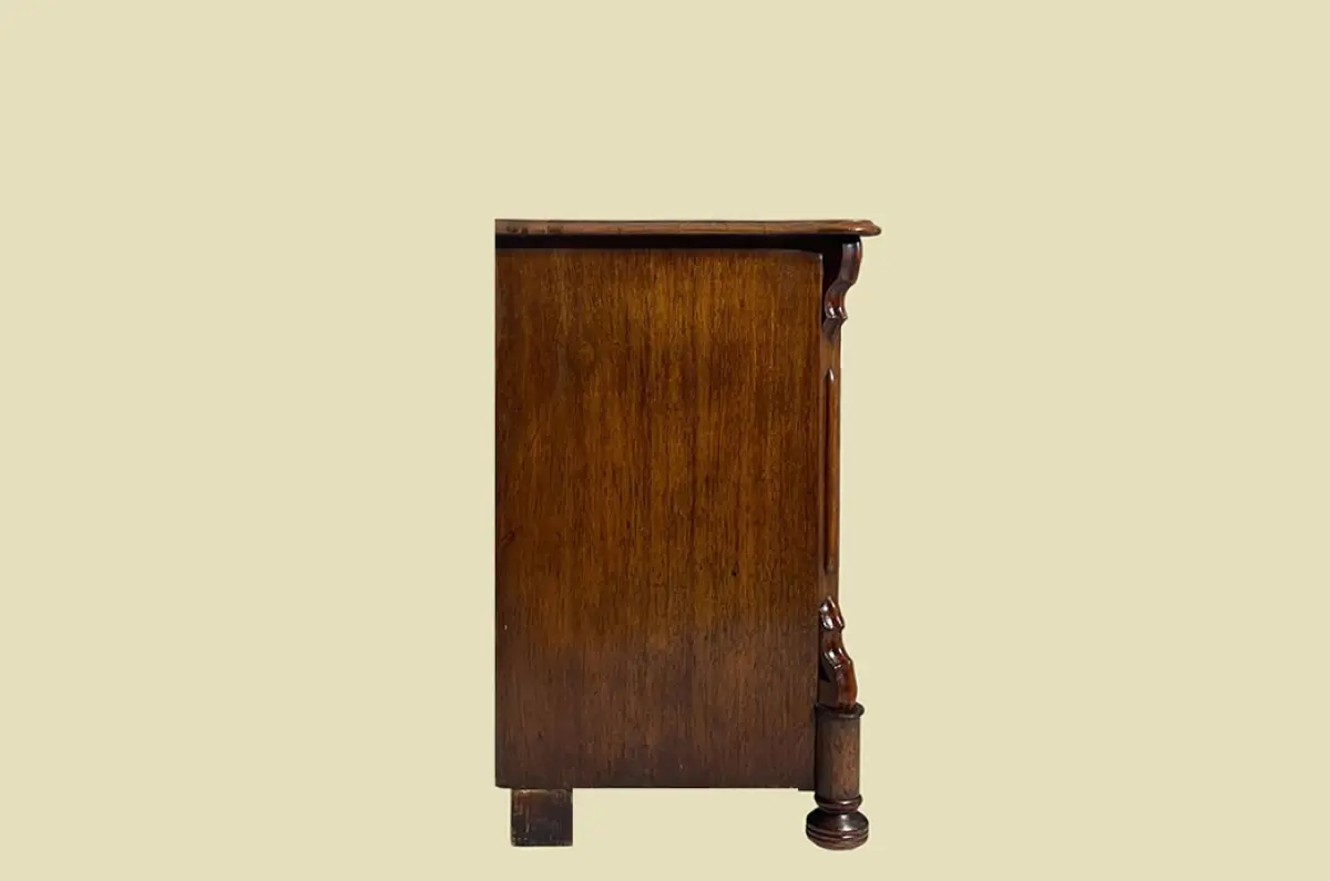 Kommode ANTIK Louis Philippe VINTAGE Mahagoni Schrank Sideboard von 1840 13