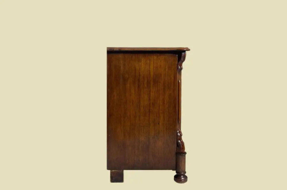 Kommode ANTIK Louis Philippe VINTAGE Mahagoni Schrank Sideboard von 1840 13