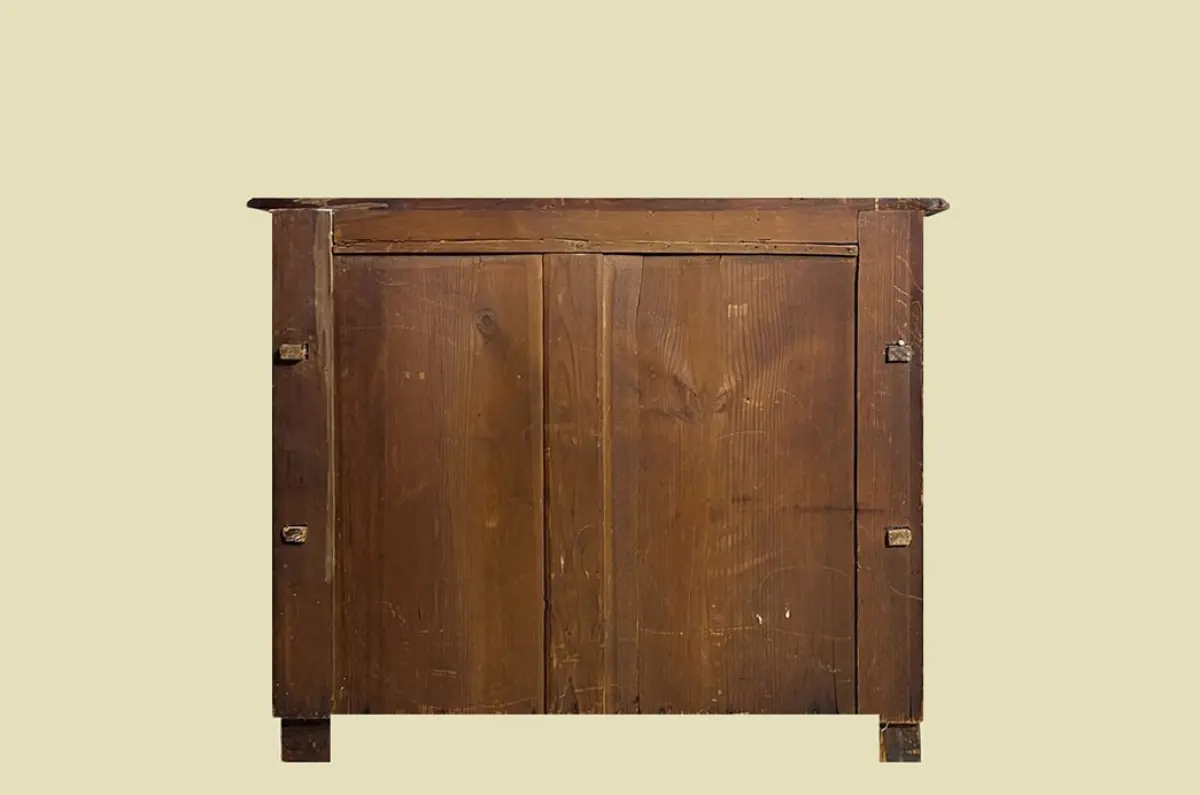 Kommode ANTIK Louis Philippe VINTAGE Mahagoni Schrank Sideboard von 1840 14