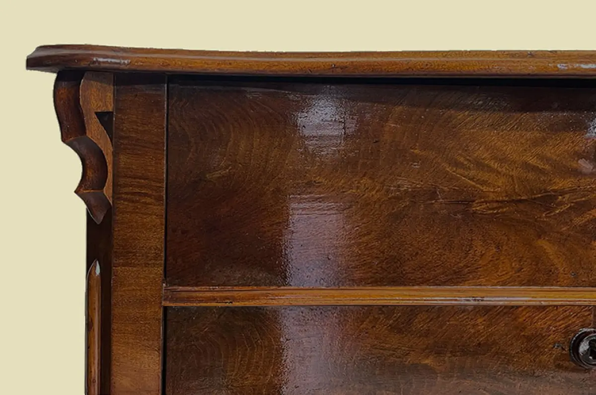 Kommode ANTIK Louis Philippe VINTAGE Mahagoni Schrank Sideboard von 1840 9