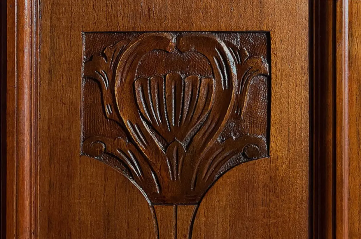 1920er Vertiko ANTIK Jugendstil VINTAGE Lebensbaum Kommode Schrank von 1920 12