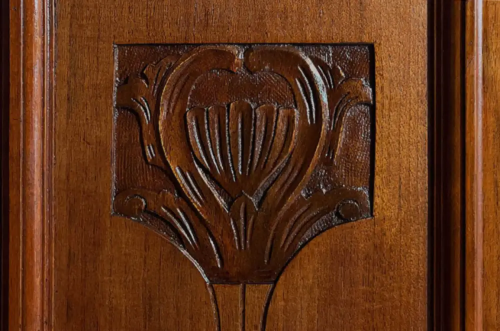 1920er Vertiko ANTIK Jugendstil VINTAGE Lebensbaum Kommode Schrank von 1920 12