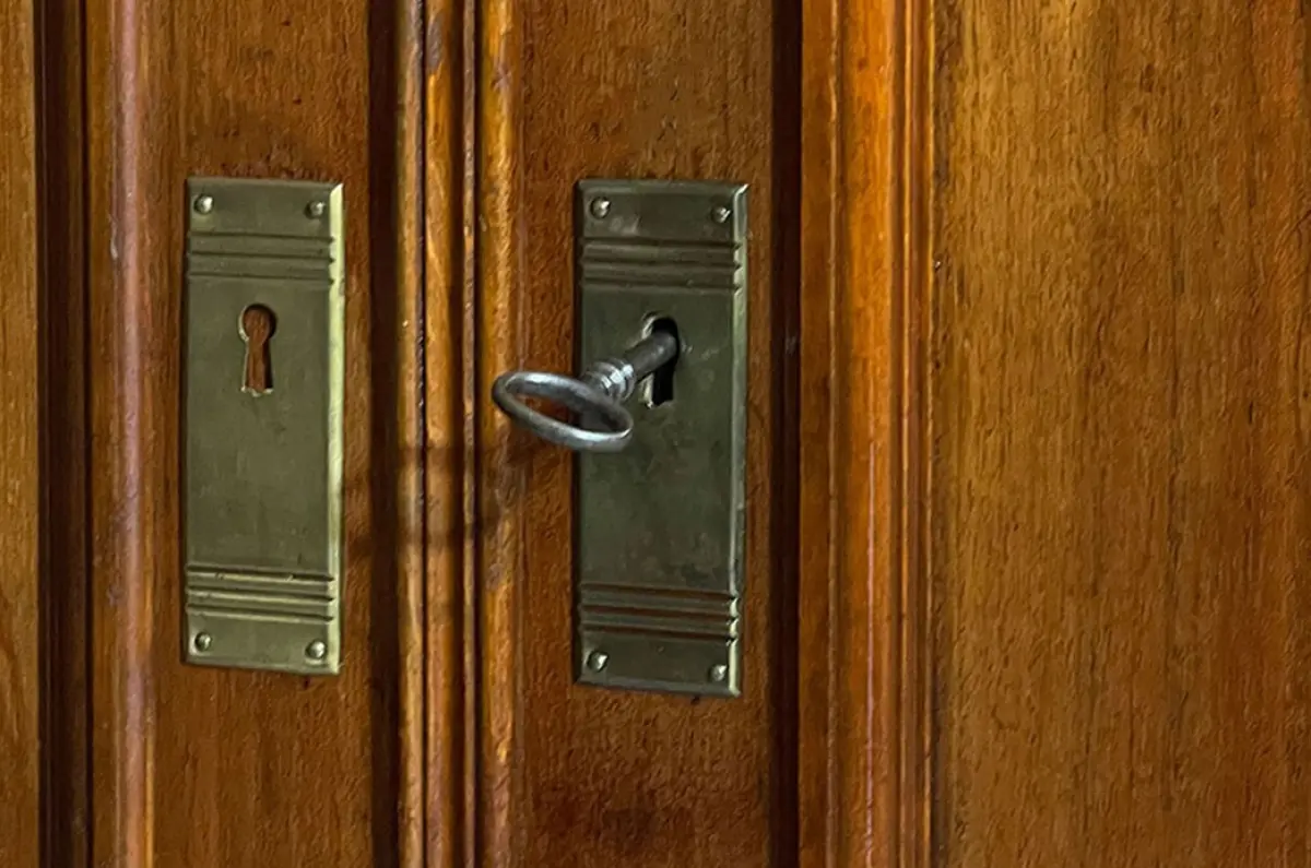 1920er Vertiko ANTIK Jugendstil VINTAGE Lebensbaum Kommode Schrank von 1920 13