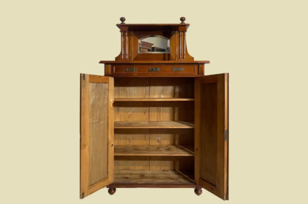 1920er Vertiko ANTIK Jugendstil VINTAGE Lebensbaum Kommode Schrank von 1920 3