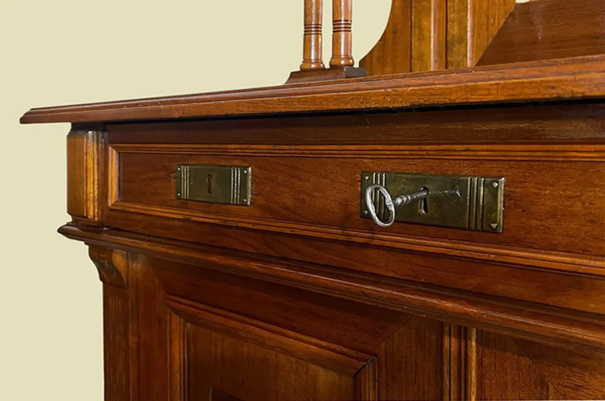 1920er Vertiko ANTIK Jugendstil VINTAGE Lebensbaum Kommode Schrank von 1920 7