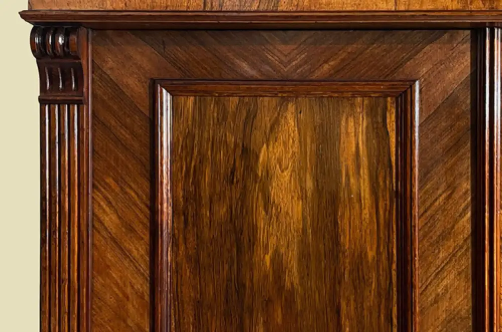 1880er Kleiderschrank ANTIK Gründerzeit Nußbaum VINTAGE Schrank von 1880 10