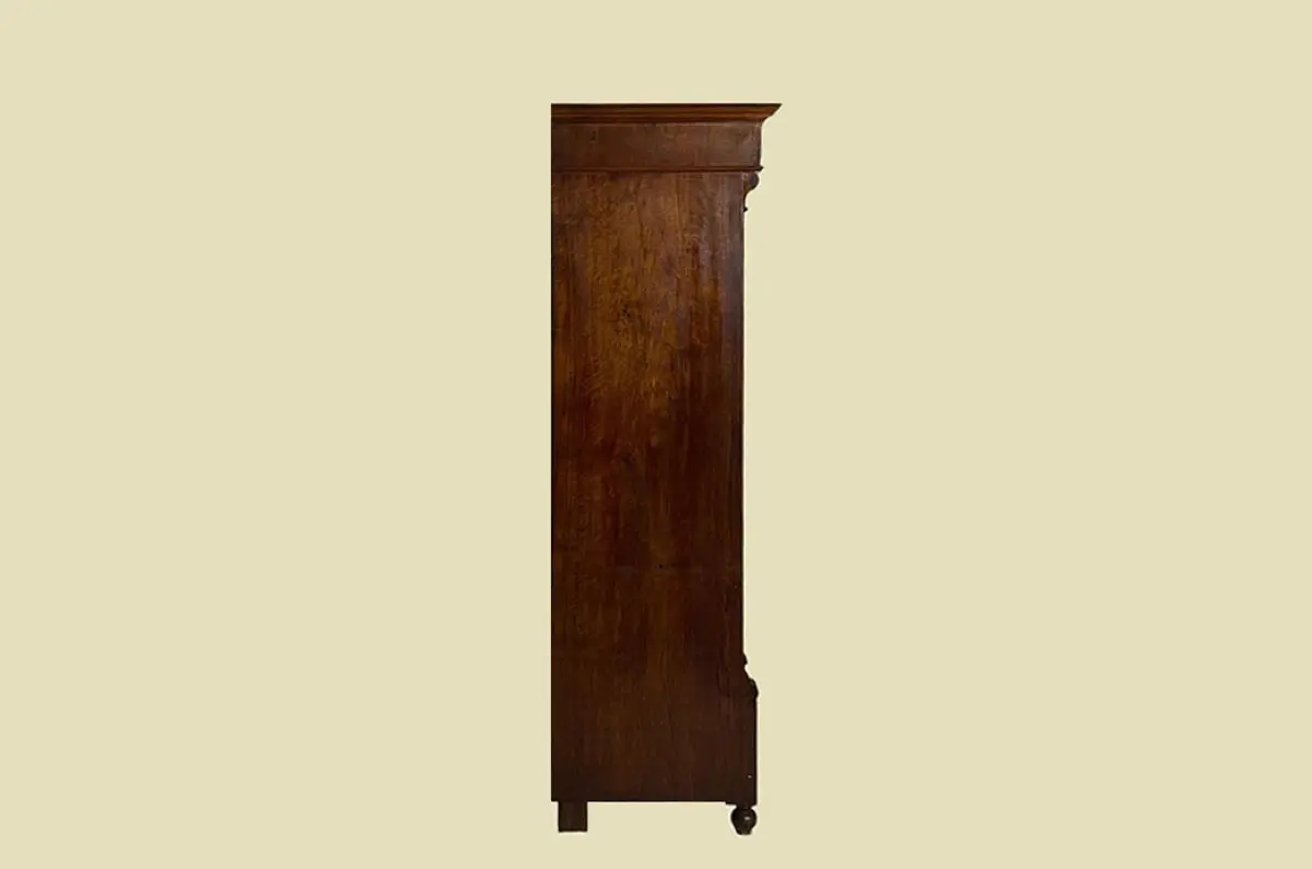 1880er Kleiderschrank ANTIK Gründerzeit Nußbaum VINTAGE Schrank von 1880 14