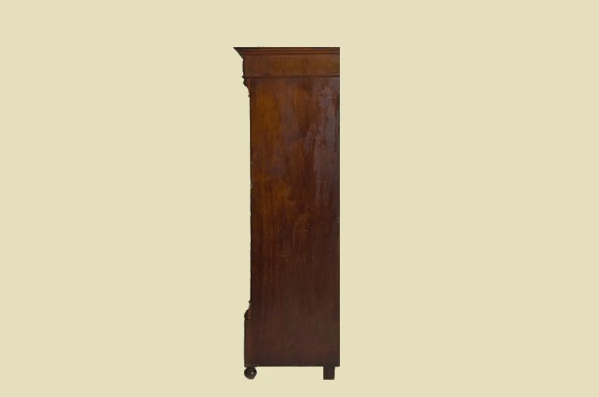 1880er Kleiderschrank ANTIK Gründerzeit Nußbaum VINTAGE Schrank von 1880 16