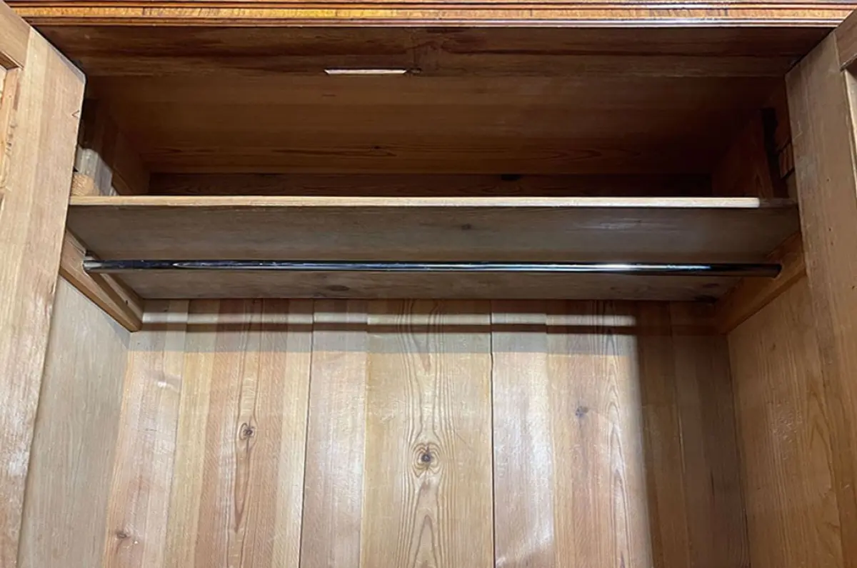 1880er Kleiderschrank ANTIK Gründerzeit Nußbaum VINTAGE Schrank von 1880 6