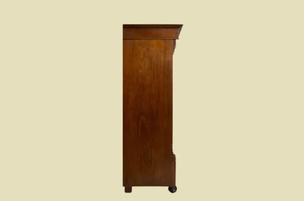 1880er Kleiderschrank ANTIK Gründerzeit Nußbaum VINTAGE Schrank von 1880 13