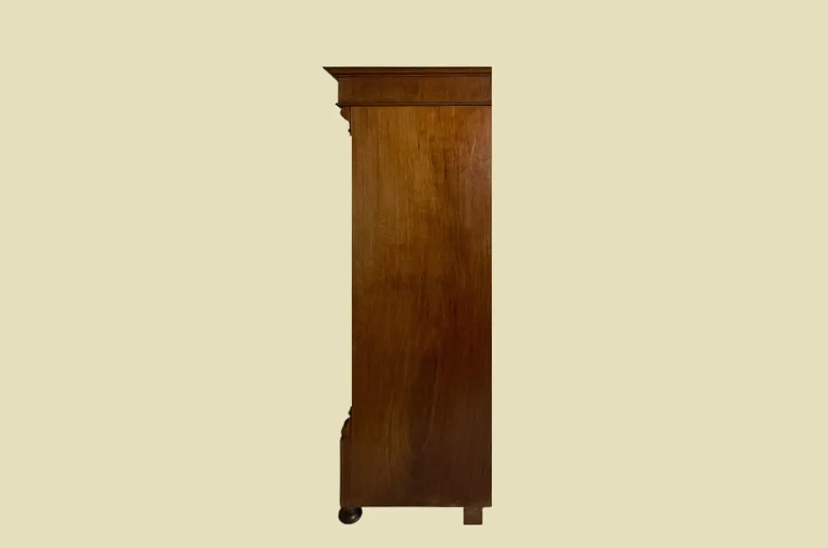 1880er Kleiderschrank ANTIK Gründerzeit Nußbaum VINTAGE Schrank von 1880 15
