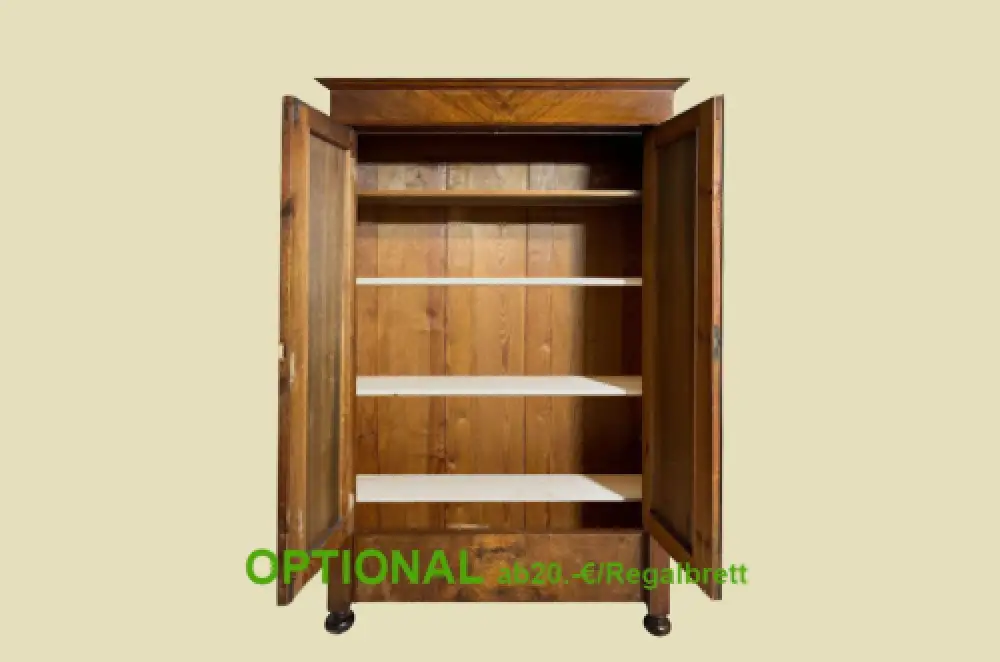 1880er Kleiderschrank ANTIK Gründerzeit Nußbaum VINTAGE Schrank von 1880 4