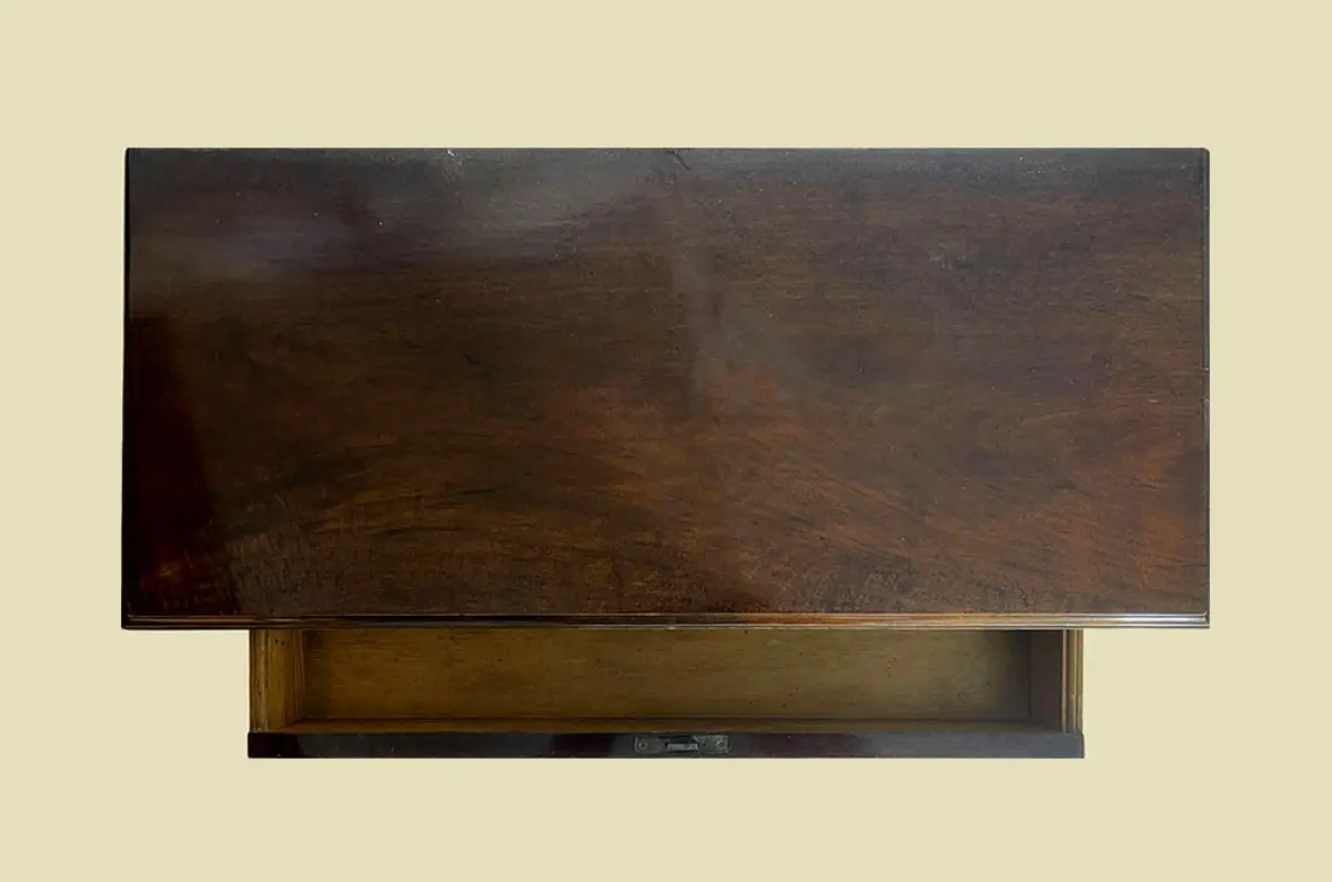 1880er Vertiko ANTIK Gründerzeit VINTAGE Nußbaum Säulen Kommode Schrank von 1880 7