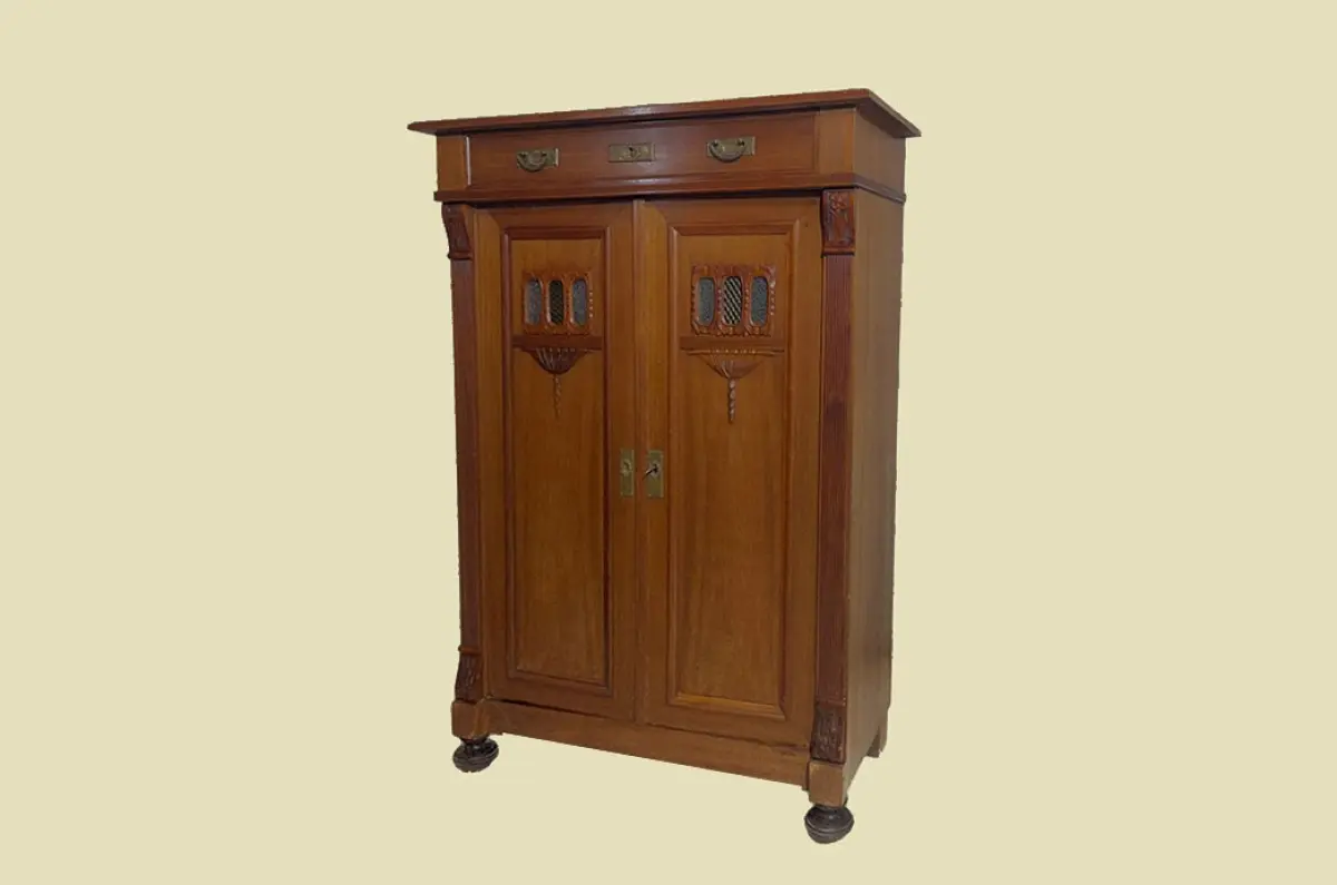 1920er Vertiko ANTIK Jugendstil VINTAGE Mahagoni Kommode Schrank von 1920 1