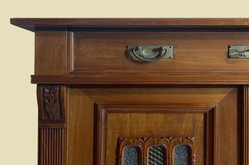 1920er Vertiko ANTIK Jugendstil VINTAGE Mahagoni Kommode Schrank von 1920 10