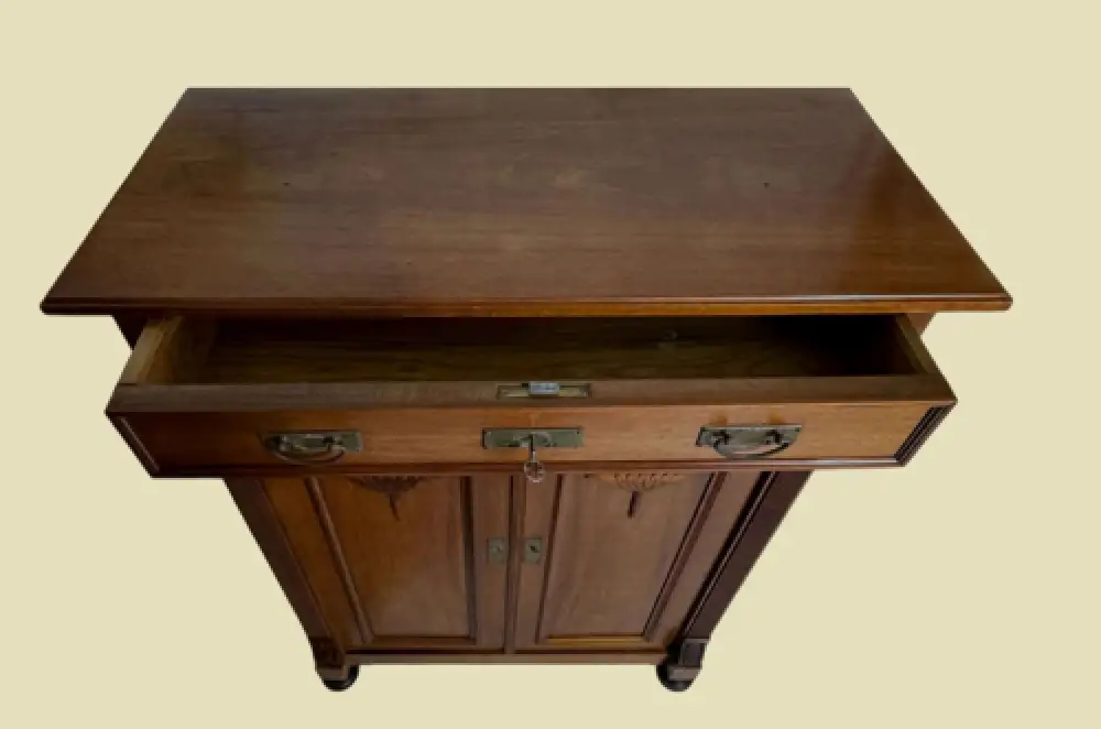 1920er Vertiko ANTIK Jugendstil VINTAGE Mahagoni Kommode Schrank von 1920 6