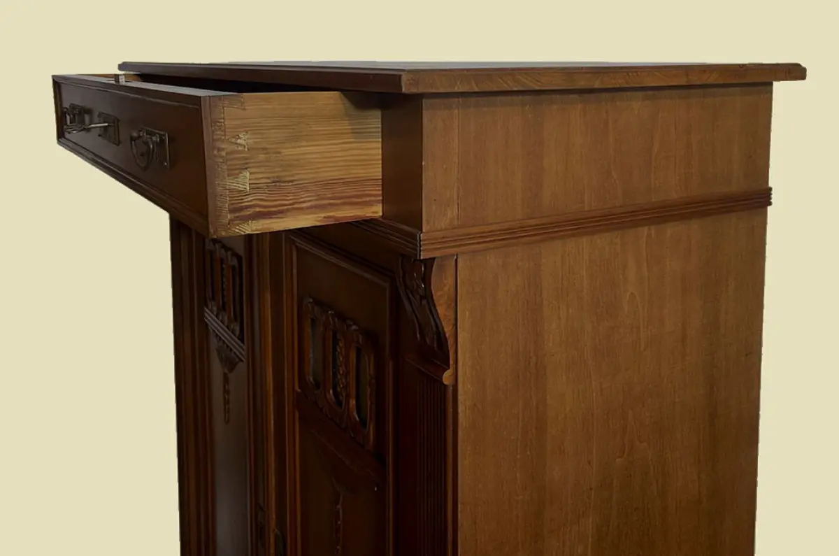 1920er Vertiko ANTIK Jugendstil VINTAGE Mahagoni Kommode Schrank von 1920 7