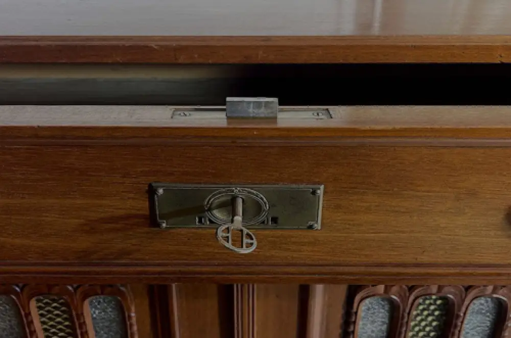 1920er Vertiko ANTIK Jugendstil VINTAGE Mahagoni Kommode Schrank von 1920 8