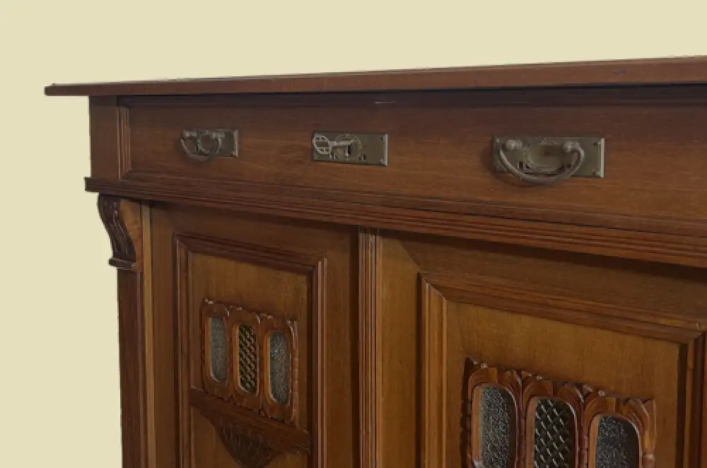 1920er Vertiko ANTIK Jugendstil VINTAGE Mahagoni Kommode Schrank von 1920 9