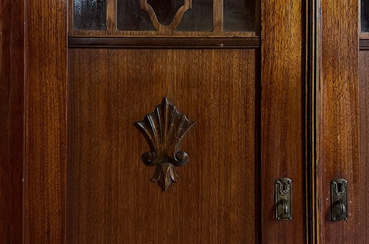 1920er Vertiko ANTIK Jugendstil VINTAGE Spiegel Kommode Schrank von 1920 580 10